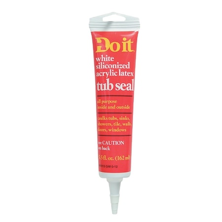 All-Source 5.5 Oz. White Tub Seal Caulk 032116